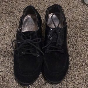 Black Lace Up Booties